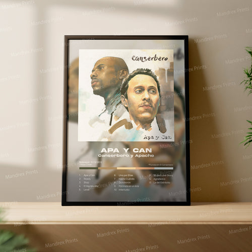 Apa y Can – Póster Digital Canserbero y Apache
