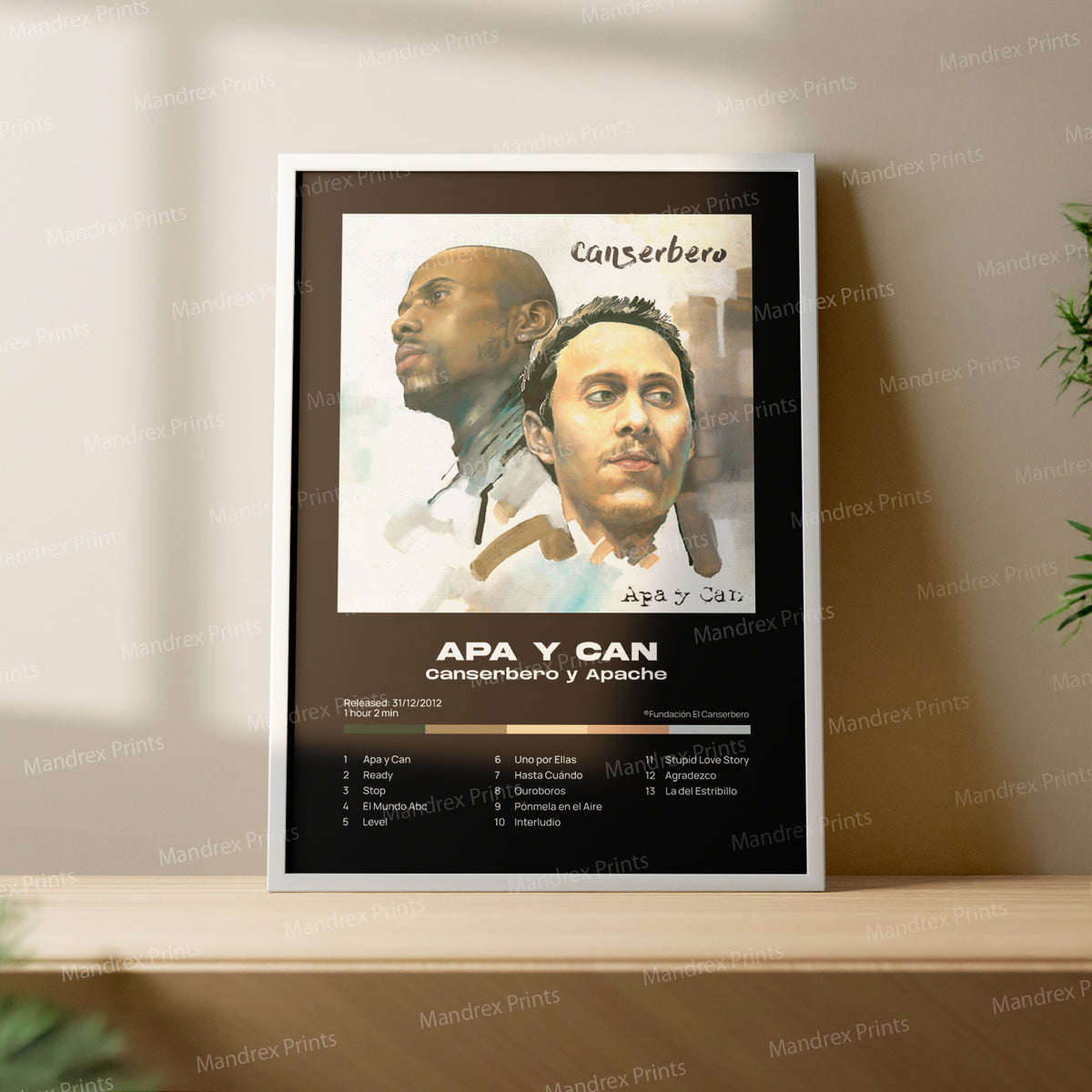 Apa y Can – Póster Digital Canserbero y Apache
