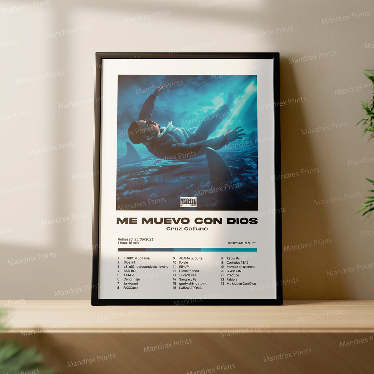 Me Muevo Con Dios – Póster Digital Cruz Cafune