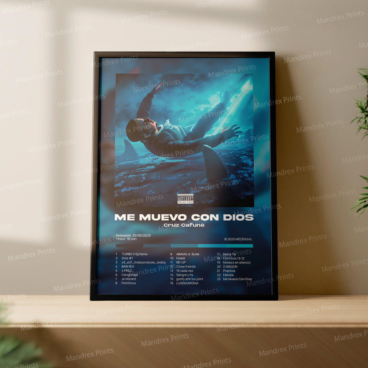 Me Muevo Con Dios – Póster Digital Cruz Cafune