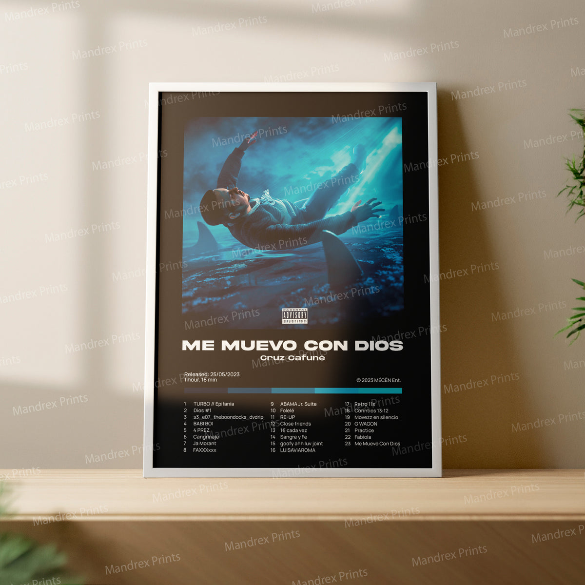 Me Muevo Con Dios – Póster Digital Cruz Cafune