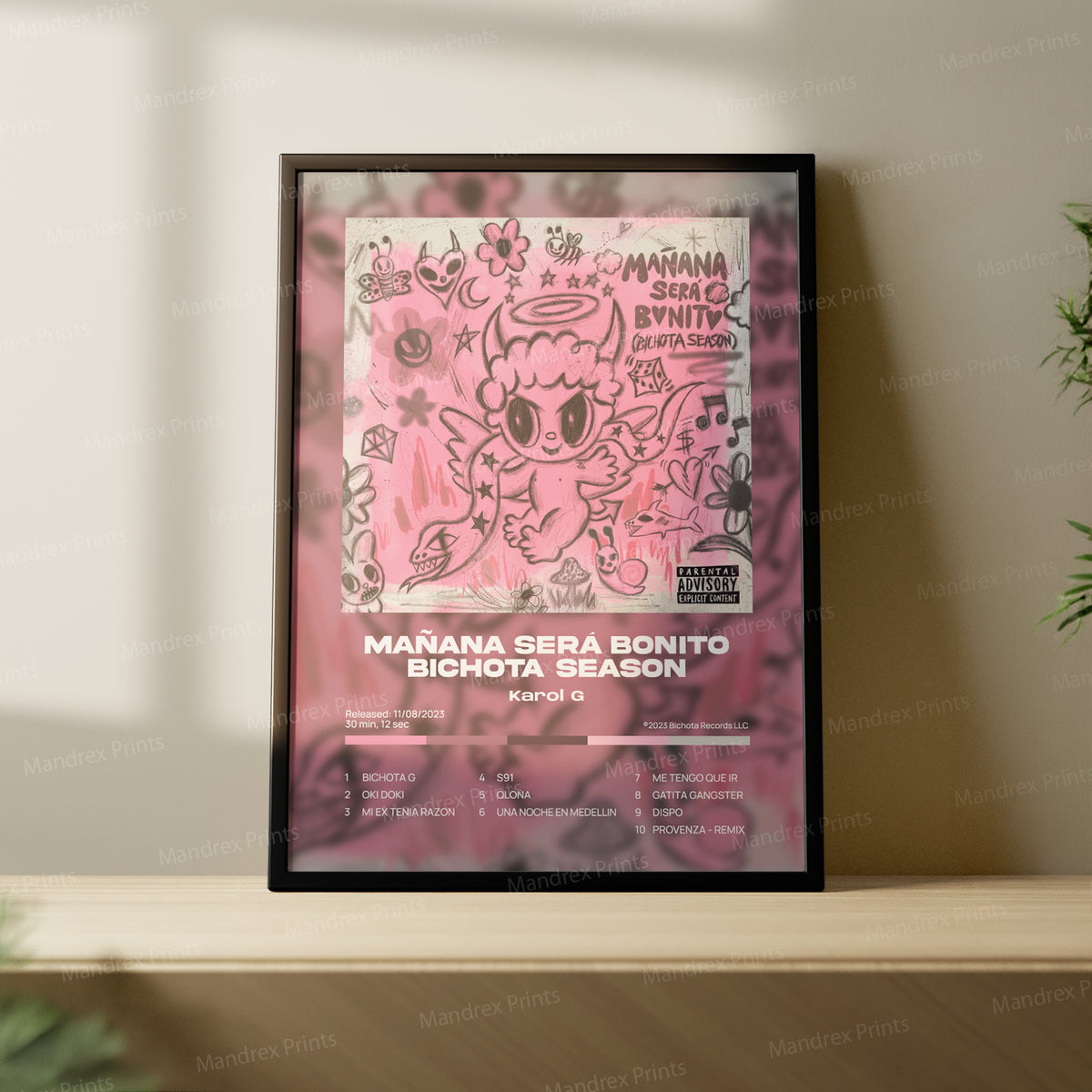 Mañana Será Bonito Bichota Sesion – Póster Digital Karol G