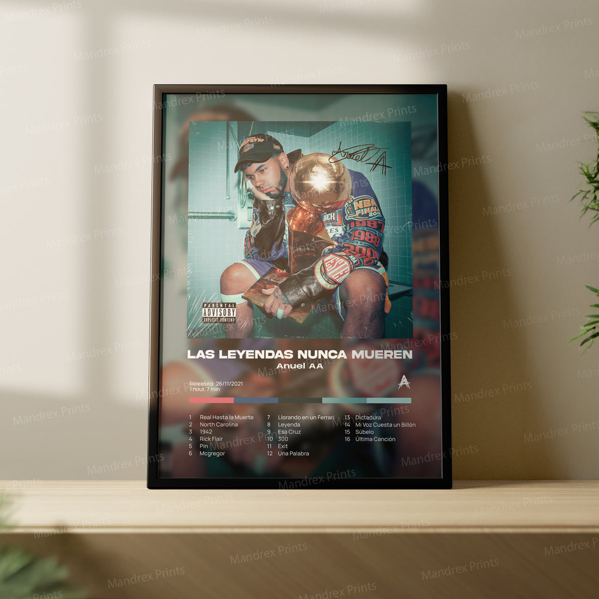 Las Leyendas Nunca Mueren – Póster Digital Anuel AA
