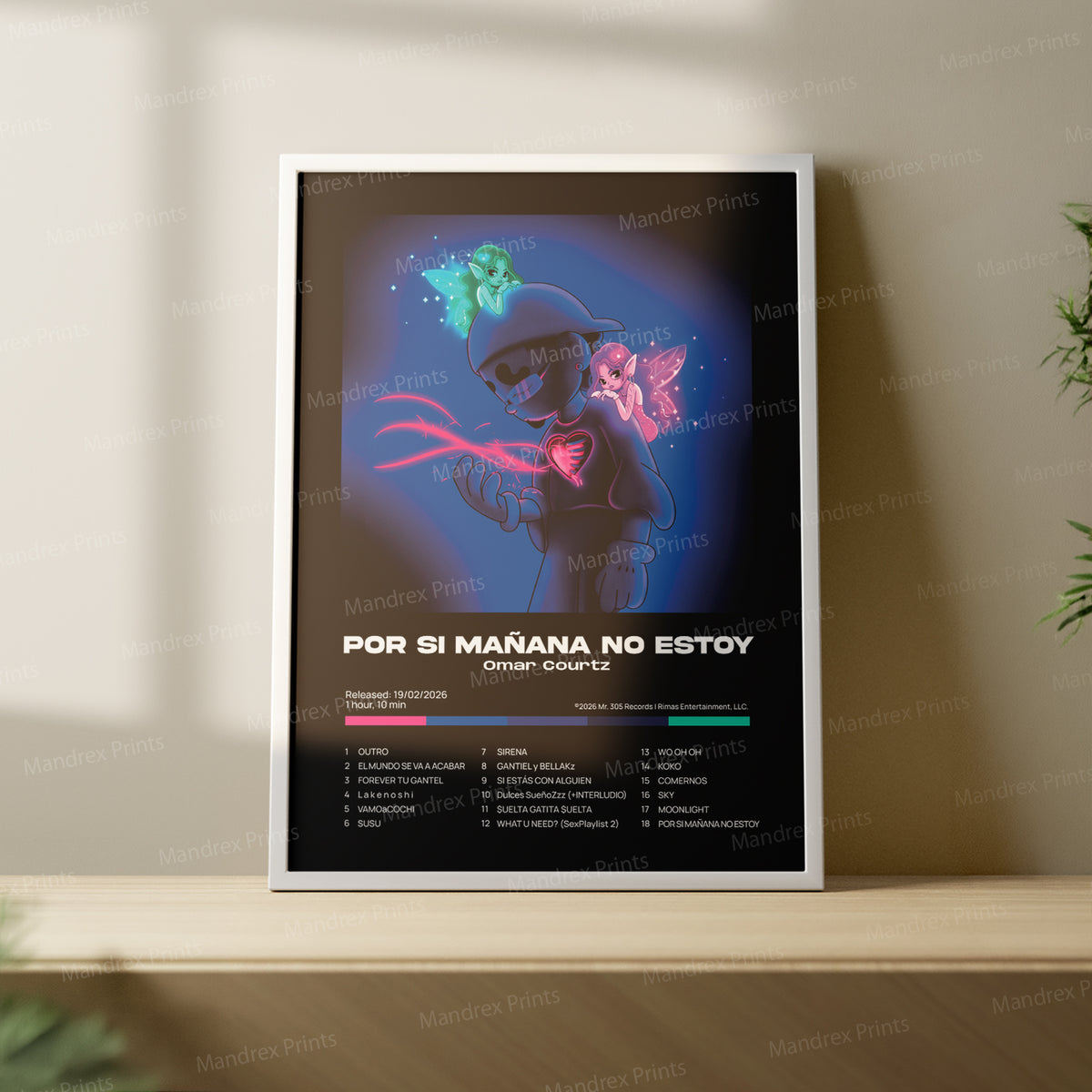 Por Si Mañana No Estoy – Póster Digital Omar Courtz