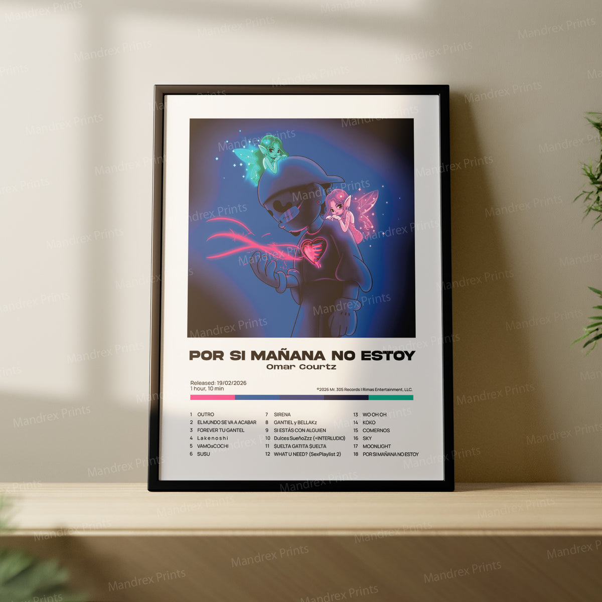 Por Si Mañana No Estoy – Póster Digital Omar Courtz
