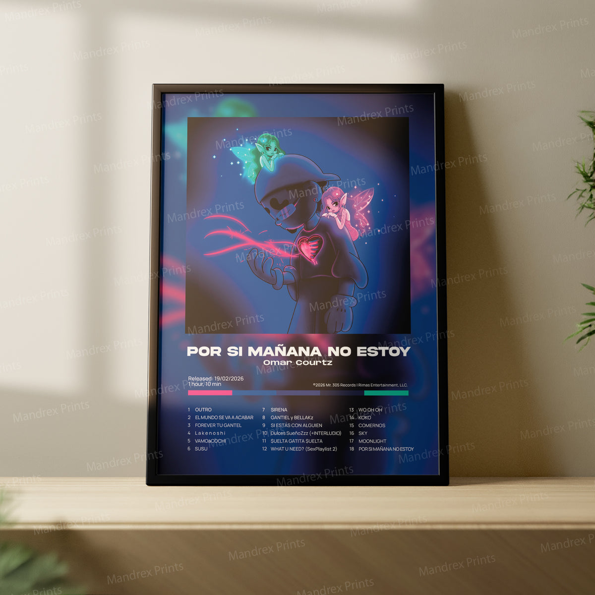 Por Si Mañana No Estoy – Póster Digital Omar Courtz
