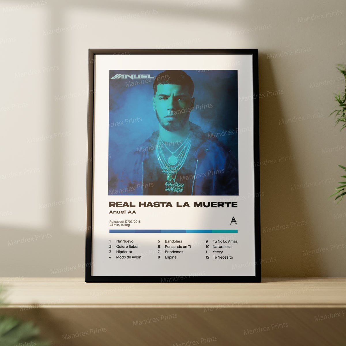 Real Hasta La Muerte – Póster Digital Anuel AA