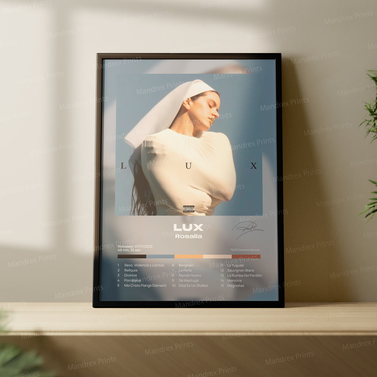 LUX – Póster Digital Rosalia